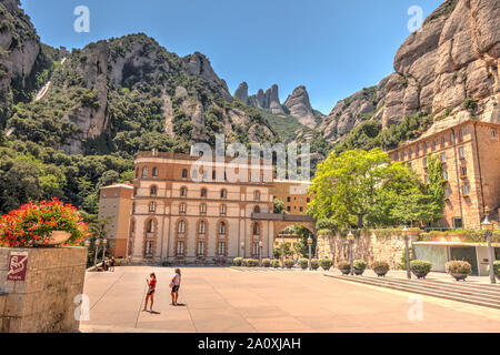 Monserrat, Spanien, HDR-Bild Stockfoto