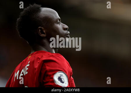 London, Großbritannien. 22. September 2019. Fußball der englischen Premier League Chelsea Football Club gegen Liverpool Football Club; Sadio Mähne von Liverpool - Streng redaktionelle Verwendung. Keine Verwendung mit nicht autorisierten Audio-, Video-, Daten-, Spielpläne, Verein/liga Logos oder "live" Dienstleistungen. On-line-in-Match mit 120 Bildern beschränkt, kein Video-Emulation. Keine Verwendung in Wetten, Spiele oder einzelne Verein/Liga/player Publikationen Quelle: Aktion Plus Sport Bilder/Alamy leben Nachrichten Stockfoto