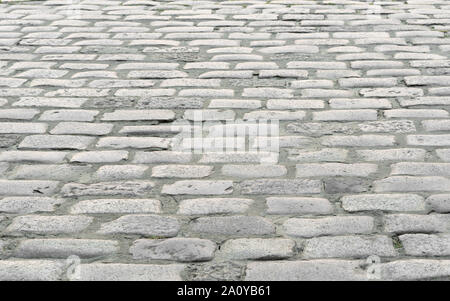 Stein Pflaster von grauer Farbe. Stockfoto