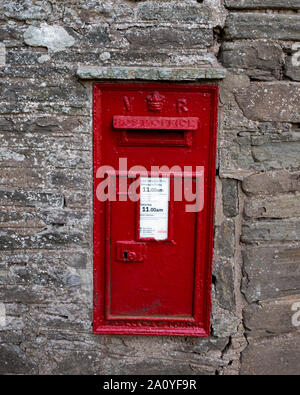 Viktorianische Wand Briefkasten Stockfoto