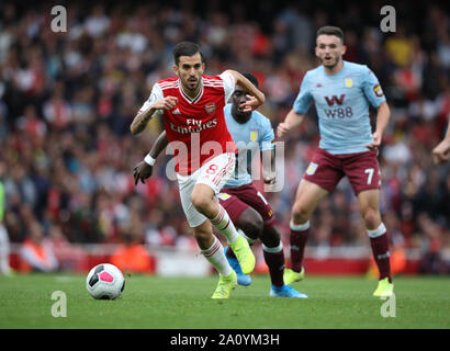 London, Großbritannien. 22 Sep, 2019. Dani Fernandez (A) im Arsenal gegen Aston Villa Premier League Match, das Emirates Stadium, London, Großbritannien, am 22. September 2019. ** Nur die redaktionelle Nutzung, eine Lizenz für die gewerbliche Nutzung erforderlich. Keine Verwendung in Wetten, Spiele oder einer einzelnen Verein/Liga/player Publikationen ** Quelle: Paul Marriott/Alamy leben Nachrichten Stockfoto