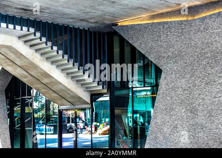 Detail der brutalist Hochhaus Mittelpunkt, London, UK Stockfoto