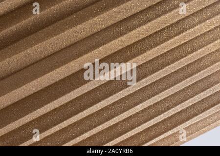 Plissee Golden Rock. Abstrakte detail. Nähe zu sehen. Schönen Hintergrund. Bild horizontal. Stockfoto