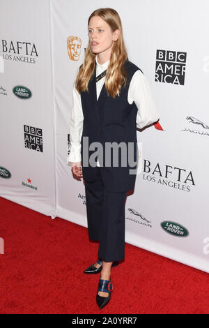 September 21, 2019, Bevrly Hills, Kalifornien, USA: Kelly McCormack besucht BAFTA Los Angeles + BBC America TV Tea Party 2019. (Bild: © Billy Bennight/ZUMA Draht) Stockfoto