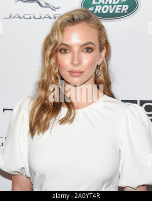 September 21, 2019, Bevrly Hills, Kalifornien, USA: Jodie Comer besucht BAFTA Los Angeles + BBC America TV Tea Party 2019. (Bild: © Billy Bennight/ZUMA Draht) Stockfoto