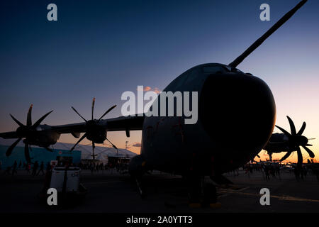 Teknofest 2019 Military Air Force technologies Show in Flughafen Atatürk, Istanbul, Türkei. September 21, 2019 Stockfoto