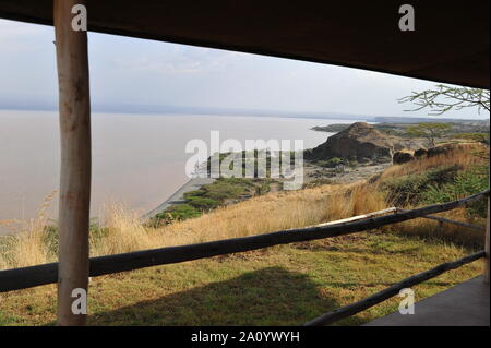 Blick auf den Chamo See Stockfoto