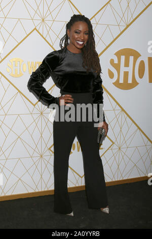 September 21, 2019, West Hollywood, CA, USA: LOS ANGELES - 21.SEPTEMBER: Shanola Hampton an der Showtime Emmy Eve Party in der San Vicente Bungalows am 21. September 2019 in West Hollywood, CA (Credit Bild: © Kay Blake/ZUMA Draht) Stockfoto