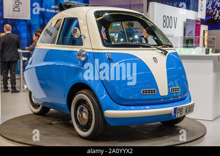 FRANKFURT, Deutschland - September 2019:, IAA International Motor Show Auto Ausstellung. Stockfoto