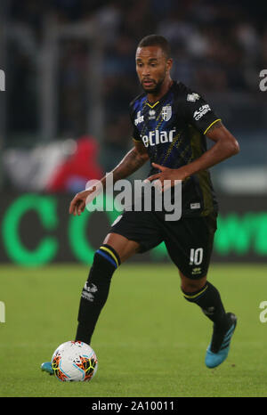 Rom, Italien. 22 Sep, 2019. Rom, Italien, 22. September 2019: AZEVEDO JUNIOR (Parma) während der italienischen Serie A Fußballspiel zwischen SS Lazio und Parma, im Olympiastadion in Rom. Credit: Unabhängige Fotoagentur/Alamy leben Nachrichten Stockfoto