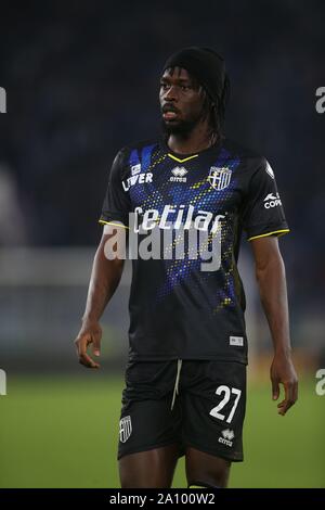 Rom, Italien. 22 Sep, 2019. Rom, Italien, 22. September 2019: GERVINHO (Parma), die in Aktion während der italienischen Serie A Fußballspiel zwischen SS Lazio und Parma, im Olympiastadion in Rom. Credit: Unabhängige Fotoagentur/Alamy leben Nachrichten Stockfoto
