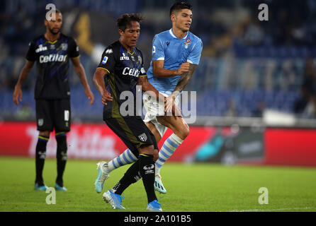 Rom, Italien. 22 Sep, 2019. Rom, Italien, 22. September 2019: Joaquin Correa in Aktion während der italienischen Serie A Fußballspiel zwischen SS Lazio und Parma, im Olympiastadion in Rom. Credit: Unabhängige Fotoagentur/Alamy leben Nachrichten Stockfoto