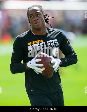 Santa Clara, CA. 22 Sep, 2019. Pittsburgh Steelers starke Sicherheit Terrell Edmunds (34) vor der NFL Football Spiel zwischen der Pittsburg Steelers und die San Francisco 49ers bei Levi's Stadion in Santa Clara, CA. Damon Tarver/Cal Sport Media/Alamy leben Nachrichten Stockfoto