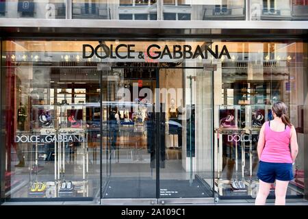 Dolce&Gabbana store NYC, USA Stockfoto