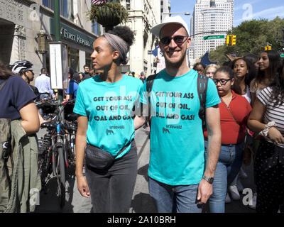 New York City, USA. 20 September, 2019, Klima Streik Stockfoto