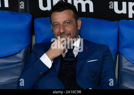 Rom, Italien. 22 Sep, 2019. Parma Reisebus, Roberto D'Anversa während der Serie ein Match zwischen Latium und Parma im Olympiastadion gesehen. (Endstand: Lazio 2:0 Parma) Credit: SOPA Images Limited/Alamy leben Nachrichten Stockfoto