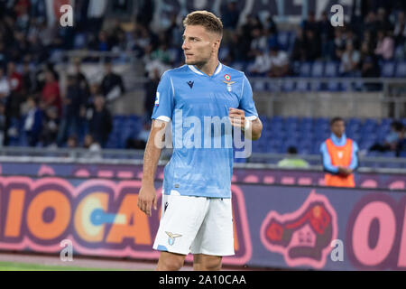 Rom, Italien. 22 Sep, 2019. Ciro unbeweglich Latium in Aktion während der Serie ein Match zwischen Latium und Parma am Olympiastadion. (Endstand: Lazio 2:0 Parma) Credit: SOPA Images Limited/Alamy Live Nachrichten gesehen Stockfoto