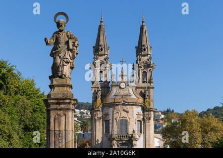 Igreja de Nossa Senhora da Consolação Kirche Guimarães Portugal Stockfoto