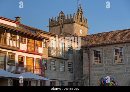 Praça de Santiago Guimarães Portugal Stockfoto