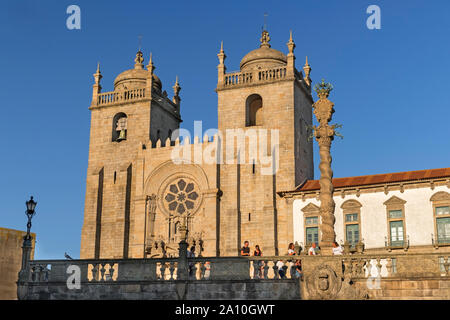 Die Kathedrale Sé Porto Portugal Stockfoto