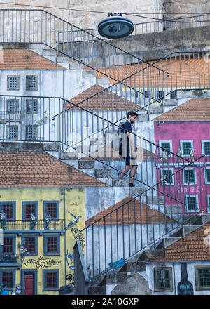 Street Art Graffiti Vila Nova de Gaia Porto Portugal Stockfoto