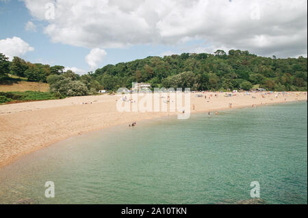 Blackpool Sands Beach, Dartmouth, Devon, England, Vereinigtes Königreich. Stockfoto