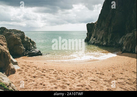 Blackpool Sands Beach, Dartmouth, Devon, England, Vereinigtes Königreich. Stockfoto