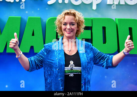 London, Großbritannien. 22 Sep, 2019. Eintreffen der Gäste in der Shaun das Schaf Film: Farmageddon, im ODEON LUXE am 22. September 2019, London, UK. Bild Capital/Alamy leben Nachrichten Stockfoto