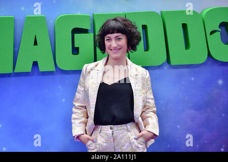 London, Großbritannien. 22 Sep, 2019. Eintreffen der Gäste in der Shaun das Schaf Film: Farmageddon, im ODEON LUXE am 22. September 2019, London, UK. Bild Capital/Alamy leben Nachrichten Stockfoto