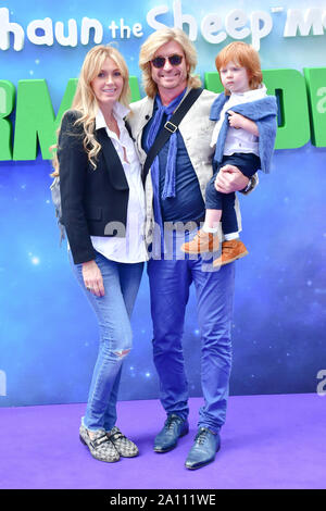 Nicky Clarke an der Shaun das Schaf Film: Farmageddon, im ODEON LUXE am 22. September 2019, London, UK. Bild Capital/Alamy leben Nachrichten Stockfoto