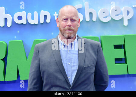 Richard Webber an der Shaun das Schaf Film: Farmageddon, im ODEON LUXE am 22. September 2019, London, UK. Bild Capital/Alamy leben Nachrichten Stockfoto