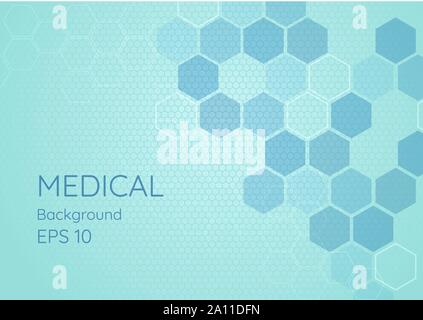 Medizinischer Hintergrund Clean Design geometrisch modernen Stil. Vector Illustration Stock Vektor