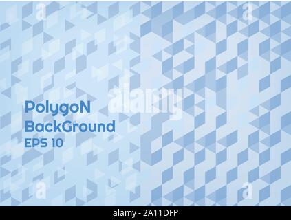 Polygon komplexen Hintergrund sauber geometrischen Design abstrakte komplexe Stil. Vector Illustration Stock Vektor