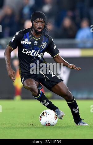Rom, Italien. 22 Sep, 2019. Rom, Italien. 22 Sep, 2019. Gervinho von Parma Calcio in der Serie A Match zwischen Latium und Parma Calcio 1913 im Stadio Olimpico, Rom, Italien Am 22. September 2019. Foto von Giuseppe Maffia. Credit: UK Sport Pics Ltd/Alamy Live News Credit: UK Sport Pics Ltd/Alamy leben Nachrichten Stockfoto