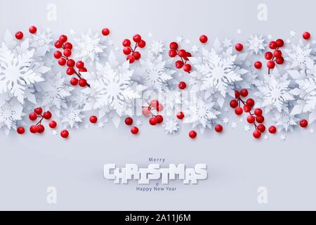 Vektor frohe Weihnachten und Neues Jahr Hintergrund Stock Vektor