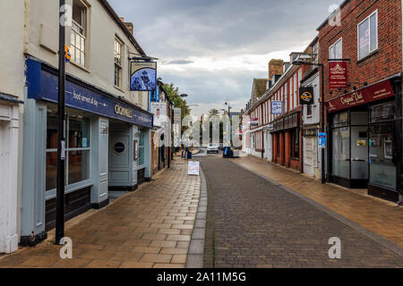 Stadtzentrum High Street in Huntingdon, Cambridgeshire, England, UK, gb Stockfoto