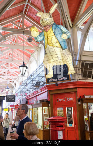 Der überdachte Markt Oxford Alice im Wunderland Stockfoto