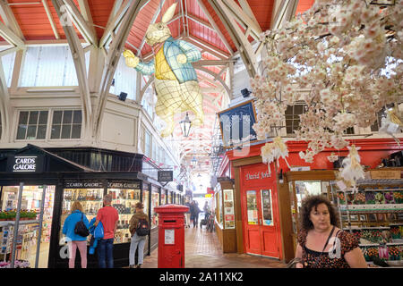 Der überdachte Markt Oxford Alice im Wunderland Stockfoto