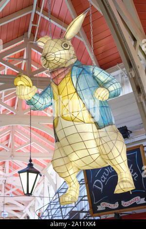 Der überdachte Markt Oxford Alice im Wunderland Stockfoto