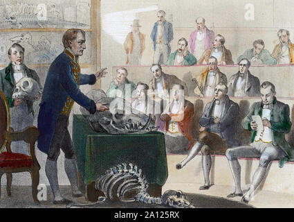 GEORGES CUVIER (1769-1832), französischer Naturforscher die Paläontologie Stockfoto