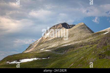 Blick von Renndalen Tal in Trollheimen Berge, norwegischen Nationalpark, Sommer. Stockfoto