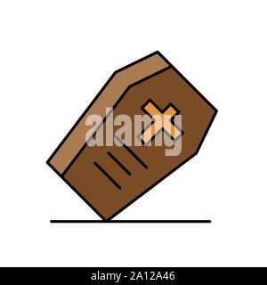 Christliche Religion Buch dünne Linie Symbol isoliert auf Weiss. Vector Illustration Stock Vektor