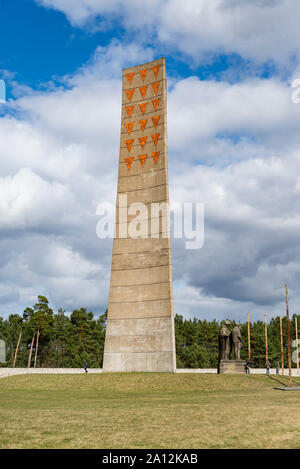 Ns-Konzentrationslager in Deutschland. Sowjetische Denkmal in Sachsenhausen Camp Stockfoto