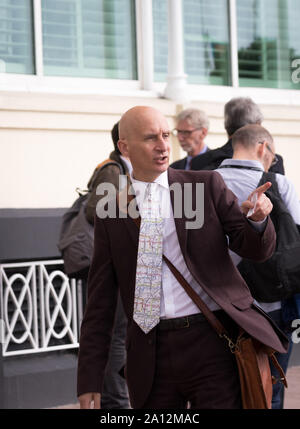Brighton, UK. 23 Sep, 2019. Herr Andrew Adonis Arbeit Peer nimmt an Tag 3 der Konferenz der Labour Party. Credit: Alan Fraser/Alamy leben Nachrichten Stockfoto