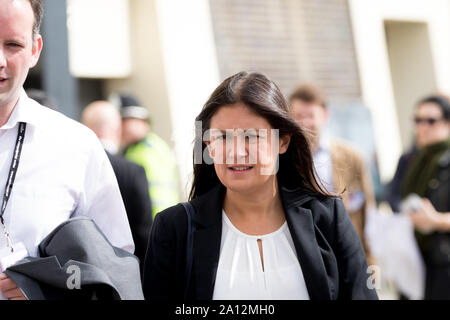 Brighton, UK. 23 Sep, 2019. Lisa Nandy MP für Wigan verbindet die Delegierten und Mitglieder der Partei an Tag drei der Labour Party Konferenz. Credit: Alan Fraser/Alamy leben Nachrichten Stockfoto