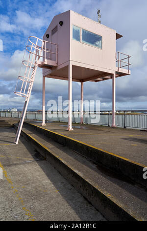 Gebäude der Yacht Master, Cardiff Bay, Großbritannien Stockfoto