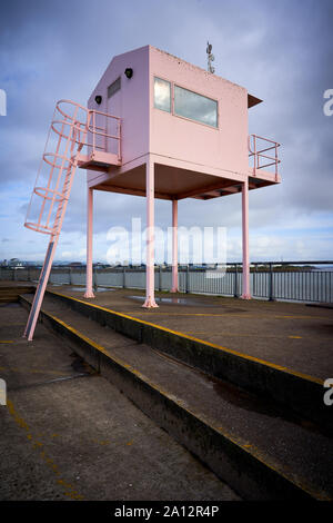 Gebäude der Yacht Master, Cardiff Bay, Großbritannien Stockfoto