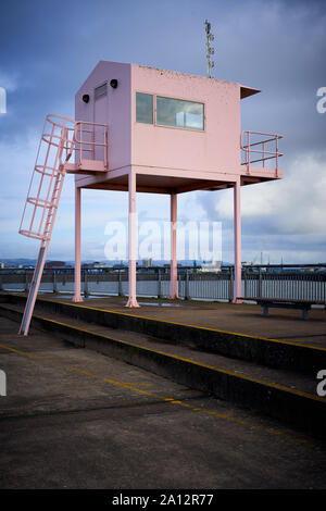 Gebäude der Yacht Master, Cardiff Bay, Großbritannien Stockfoto