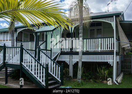 Geschichte Der queenslander - Traditionelle Queenslanders, Australien Stockfoto