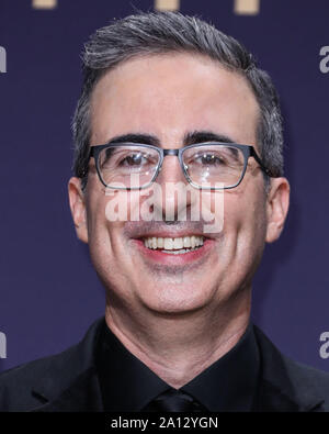 Los Angeles, USA. 22 Sep, 2019. LOS ANGELES, Kalifornien, USA - 22. SEPTEMBER: John Oliver stellt in der Presse Zimmer auf der 71. jährlichen Primetime Emmy Awards bei Microsoft Theatre L.A. statt Live am 22. September 2019 in Los Angeles, Kalifornien, USA. (Foto von Xavier Collin/Image Press Agency) Quelle: Bild Presse Agentur/Alamy leben Nachrichten Stockfoto